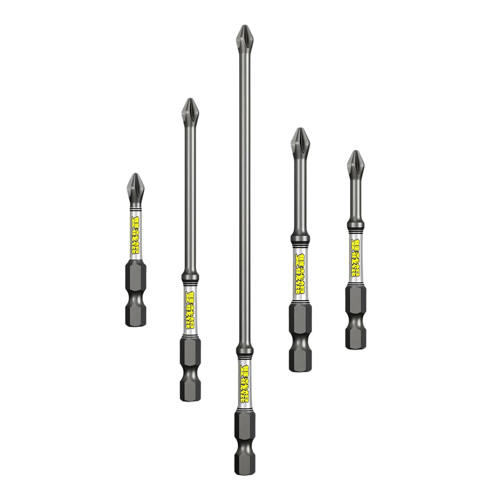 Tool Workshop - Zestaw bitów do wkrętarki 5-częściowy, wytrzymały,