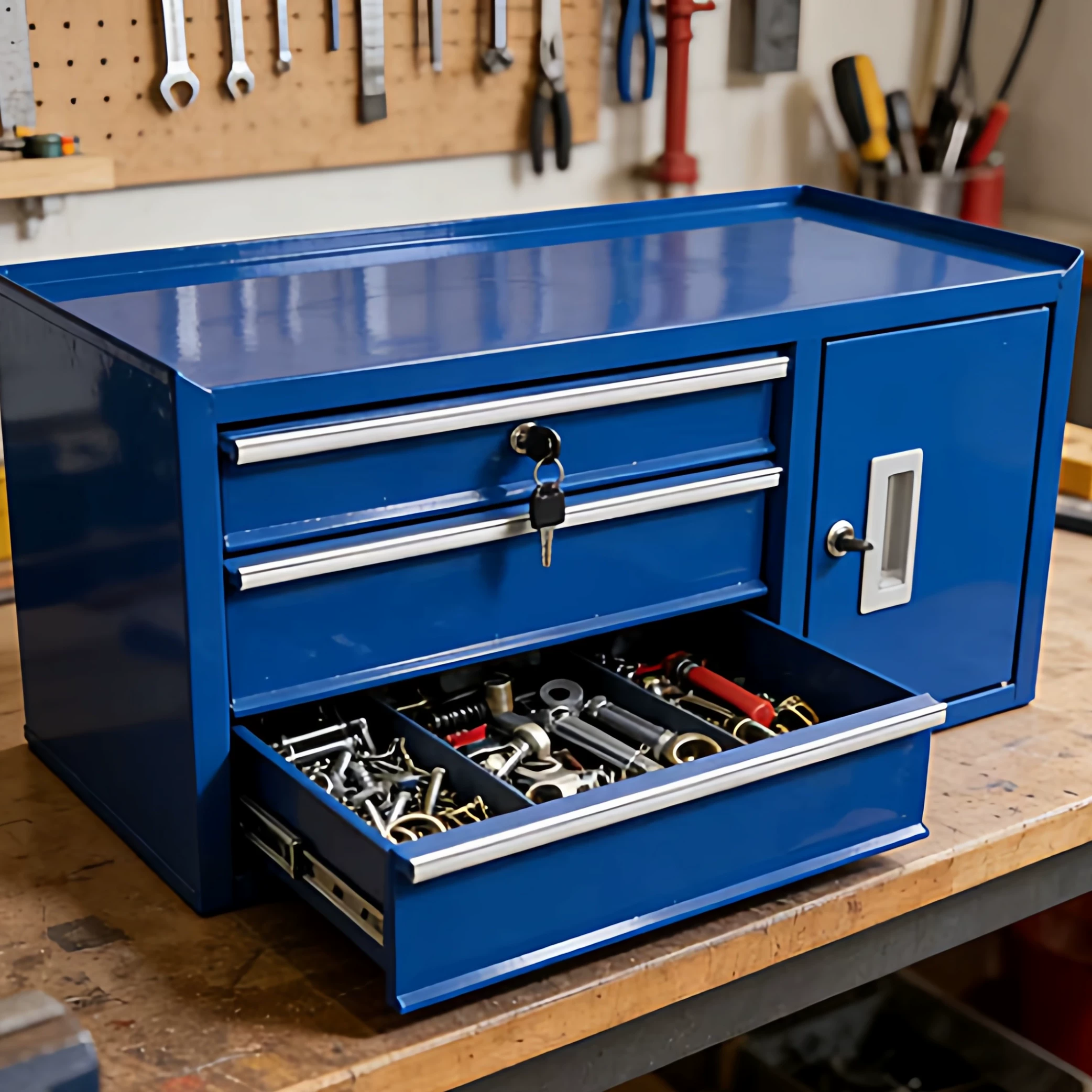 Workshop Use Tools - Wielofunkcyjny metalowy szafek na narzędzia do