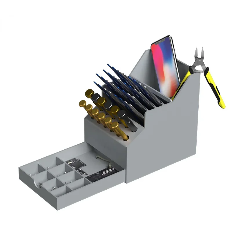 Screw Organizer Kit - Wkrętak biurkowy o dużej pojemności Pęseta