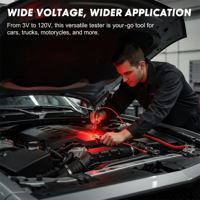 Tester napięcia 3V 120V z cyfr – Workshop Use Tools recenzja i cena
