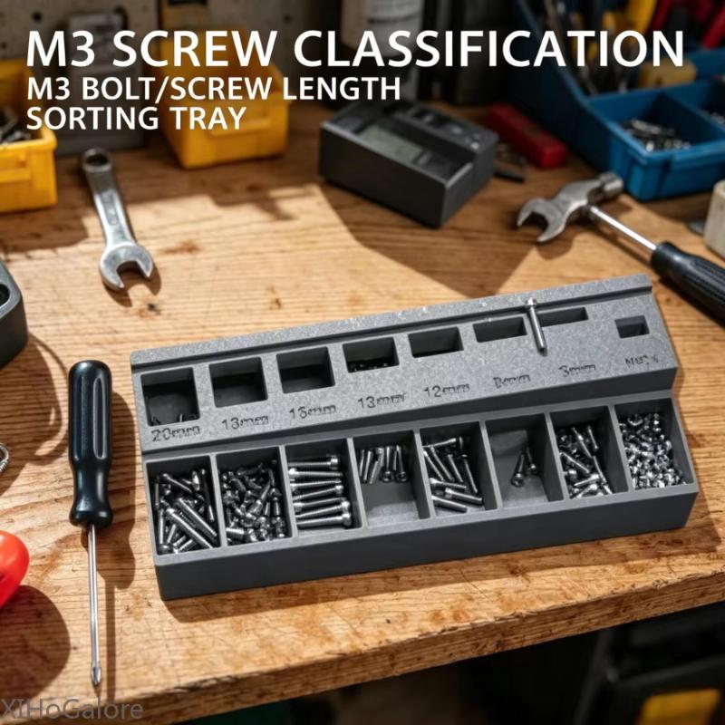 Taca do sortowania śrub M3, dr – Screw Organizer Kit recenzja i cena