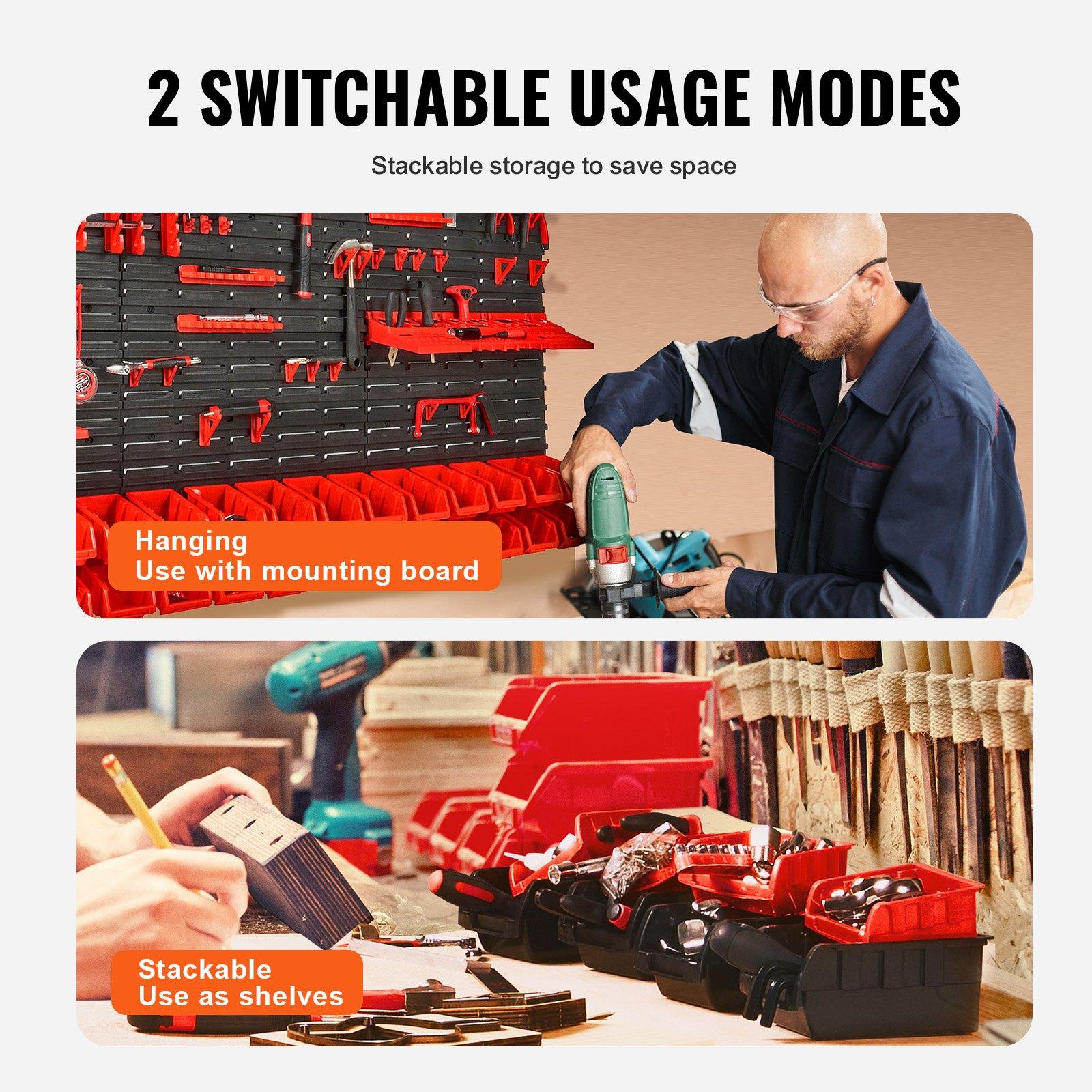 Półka ścienna z 30 przegródkam – Workshop Tools Organizer recenzja i cena