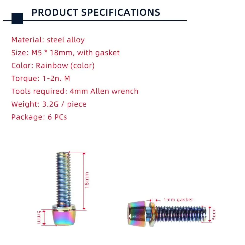 TANKE 6 szt. Śruby M5 * 18 15m – Screw Organizer Kit recenzja i cena