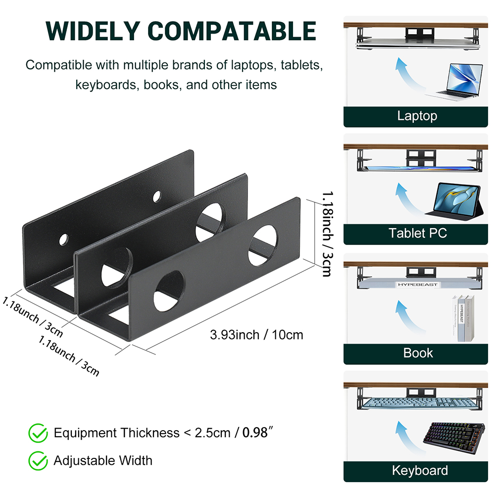 Podwójny uchwyt na laptopa pod – Screw Organizer Kit recenzja i cena