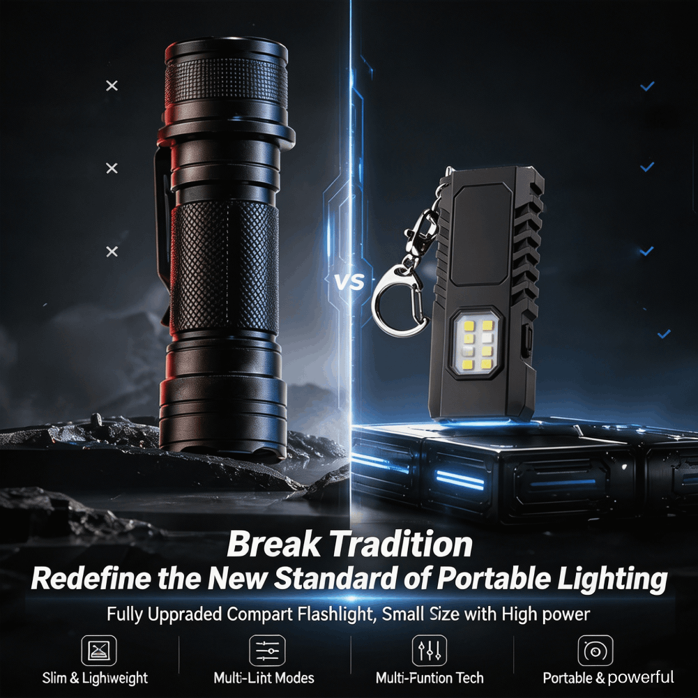 Mini latarka EDC na breloczku, – Tools Work recenzja i cena
